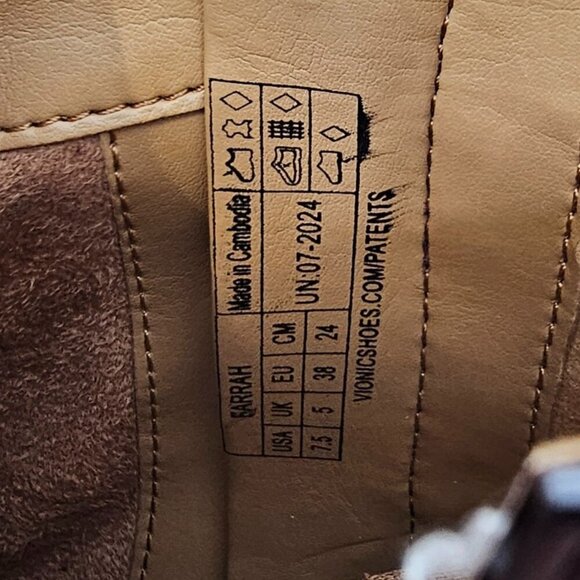 Vionic Womens Farrah Ankle Bootie, Port Wine, Suede, Comfort, Size 7.5 - Picture 7 of 10